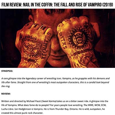 Film Review: Nail in the Coffin: The Fall and Rise of Vampiro (2019)